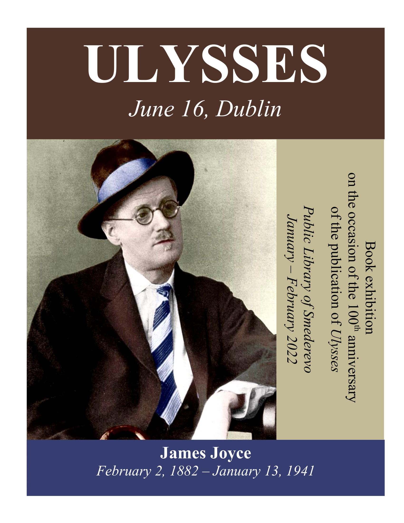 James Joyce - plakat 1-1